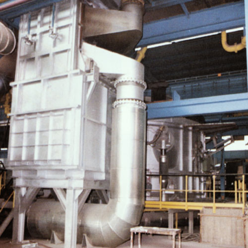 Peiler Rekuperatoren an Aluminiumschmelzöfen